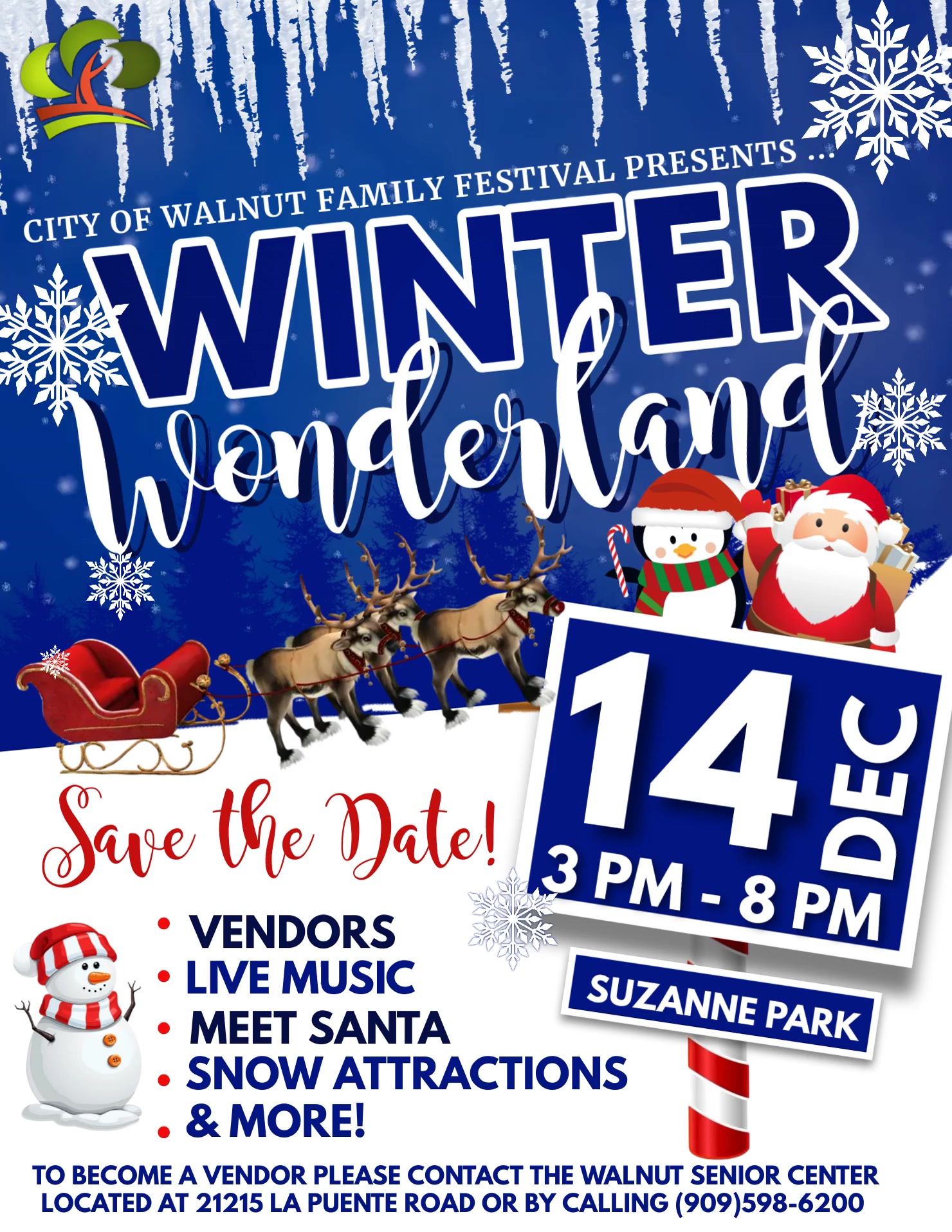 Winter Wonderland 2024 Event Flyer